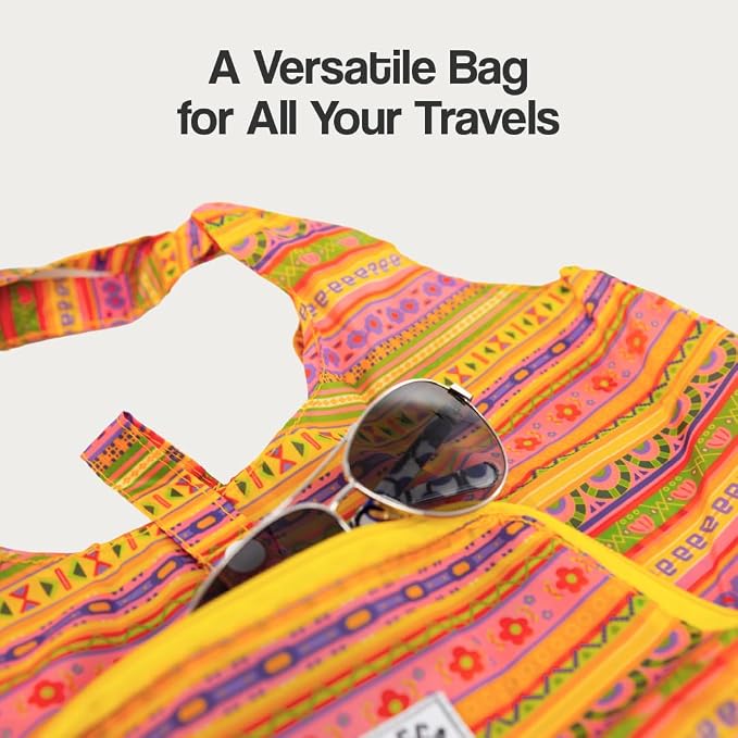 Pacca Packable Tote Bag Travel Shopping Bag Foldable Tote Bag for Travel, Grocery, Beach, Cruise Ultra Light Tote - Image 4