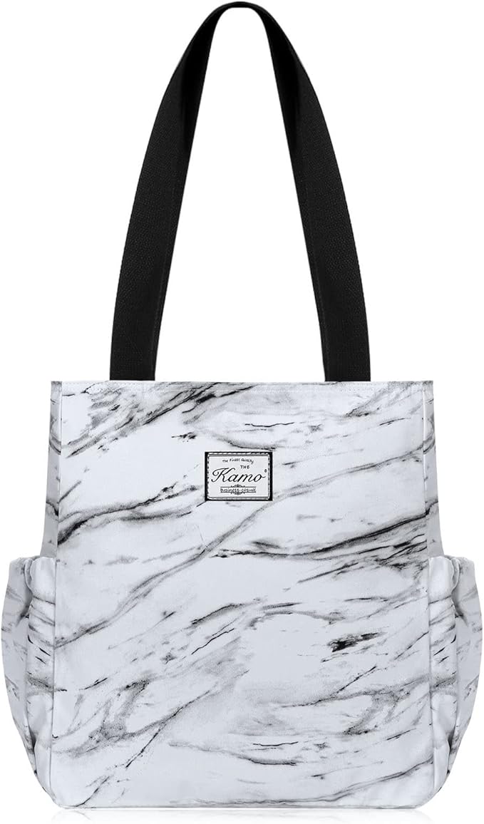 KAMO Floral Tote Bag - Waterproof Lightweight Handbags Travel Shoulder Bag for Hiking Yoga Gym Swimming Travel Beach by KAMO