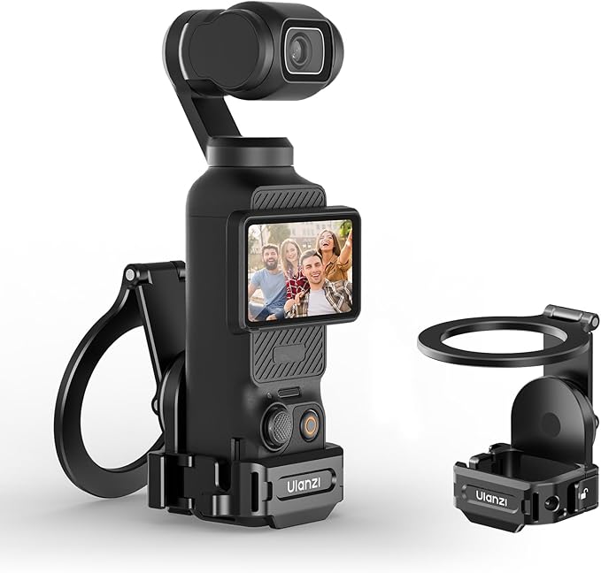 ULANZI PM01 Magnetic Mount Stand Compatible with DJI OSMO Pocket 3/4/4P | Aluminium Expansion Camera Holder with Cold Shoe and 1/4'' Mount,181/270/360° Adjustment Magnetic Adapter Xtra Accessories by ulanzi