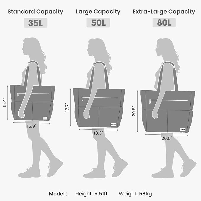 G4Free Beach Bag, Waterproof Sandproof Beach Tote Bag, Large Capacity Foldable for Women - Image 4