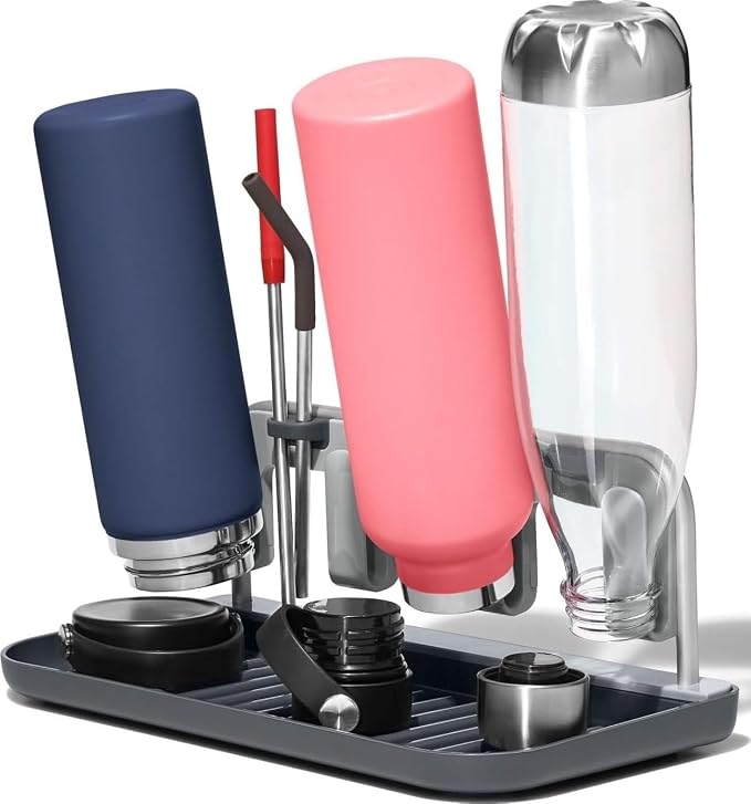 OXO Good Grips Aluminum Frame Bottle Drying Rack by Unknown