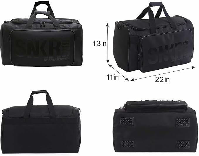 Sneaker Duffel Travel Bag for Men Shoe Bags for Travel Sneaker Bag Basketball Outdoor Sports Gym Bag Travel shoe bag With 3 Adjustable Compartment Dividers Travel Shoe Bags - Image 7