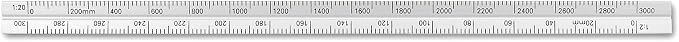Alumicolor Aluminum Engineer Metric Pocket Scale, 15CM, Silver - Image 4