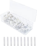 Cable Organizer Storage Box Plastic Cable Cord Management Box Power Cord Organizer Case with 10Pcs Rubber Ties for Office, Home, Desk Accessories Storage Stationery Supplies by WIWAPLEX