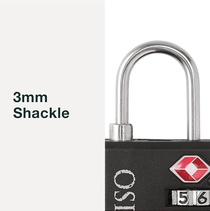 Osprey TSA Approved Luggage Lock, Black - Image 4