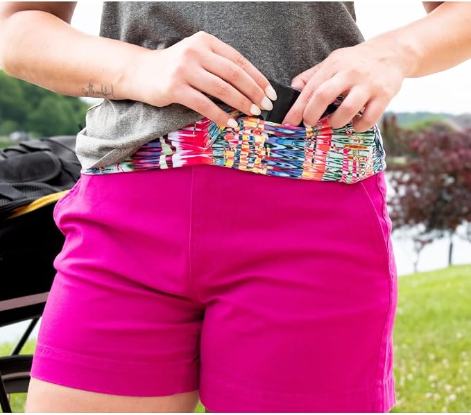 BANDI Pocketed Wraps – Running Waist Belt with Pockets for Phone, Money, Keys & Medical Devices | Secure, No-Bounce Travel & Fitness Belt, for Women and Men, USA Company - Image 9