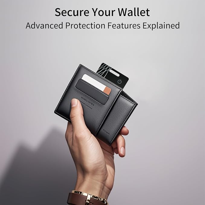Ultra-Thin Wallet Tracker Card Works with Apple Find My, Rechargeable Slim Tracking Card, Bluetooth Tracker for Wallets, Key Finder & Item Locator for Luggage, Passports - MFi Certified iOS Only - Image 6
