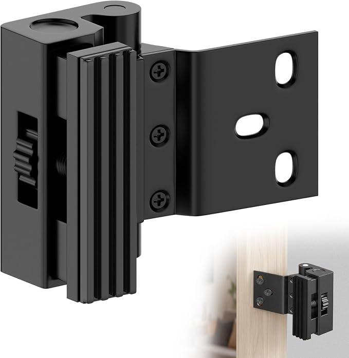 Home Security Door Reinforcement Lock,for Home Safety & Privacy(Drilling) | Child Proof Door Lock,Extra Door Lock from Inside Prevent Unauthorized Entry by Unknown