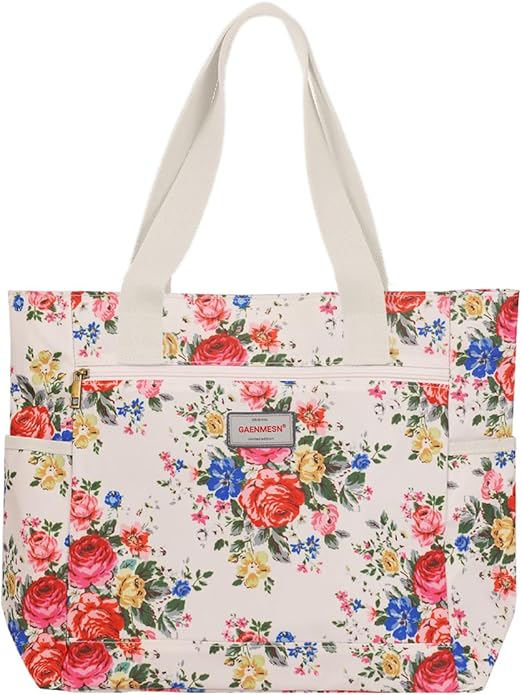 GAENMESN Women's Lightweight Waterproof Tote Bag Durable Designer Handbag with Zipper Travel Commute Everyday Use by GAENMESN