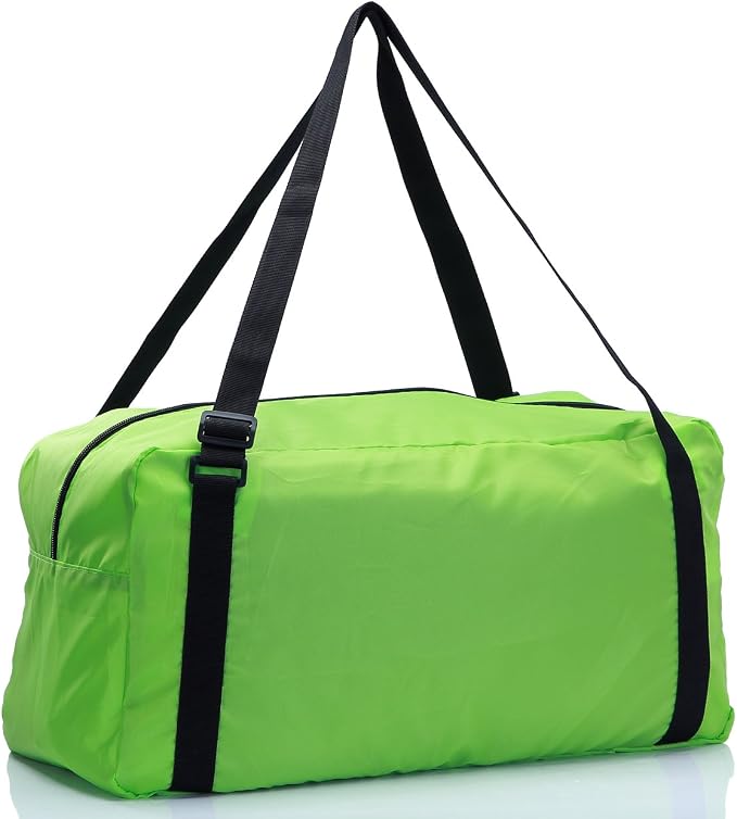Foldable Travel Duffel Bag For Women & Men Luggage Great for Gym (Green) - Image 2