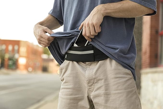 Armear Travel Belt Money Waist Pack - Hidden Waterproof Anti Theft Passport Security Fanny Pouch Wallet for Running Men Women - Image 6