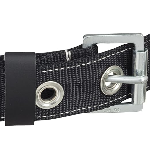 Peakworks Restraint Body Belt with 1 Back D-Ring - Lightweight, Plated Grommets, Polyester Webbing - Use for Inspection Work, Construction, Demolition & Maintenance - XXL Size for 48" to 56" Waist - Image 3