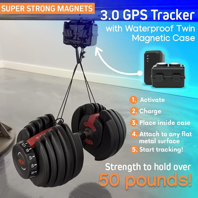 Optimus 3.0 GPS Tracker - Over 1 Month Battery - with Heavy Duty Waterproof Case and Powerful Magnets for Vehicles and Assets | Up to 2 Months Battery with Heavy Duty Waterproof Case and Powerful Magnets for Vehicles and Assets - Image 2