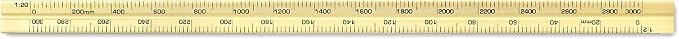 Alumicolor Aluminum Engineer Metric Pocket Drafting Scale, 15CM, Gold - Image 4