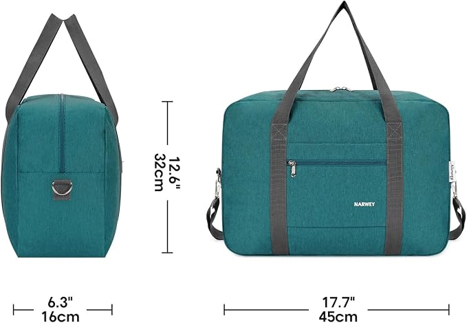 For Spirit Airlines Personal Item Bag Foldable Travel Duffel Bag Tote Carry on Luggage Duffle Overnight for Women and Men - Image 8