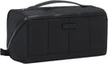 NISHEL Travel Makeup Bag for women, Organizer Pouch Cosmetic Case | Open-flat design keeps cosmetics, brushes, and beauty tools organized for travel and daily routines, Large, Black by NISHEL