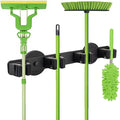 Strong Magnetic Mop Broom Holder | Heavy Duty, For Refrigerators, Magnet Wall Mount, Anti-slip Storage Rack, For Home Kitchen Workshop Laundry Garage by SKNOOYLIGHT