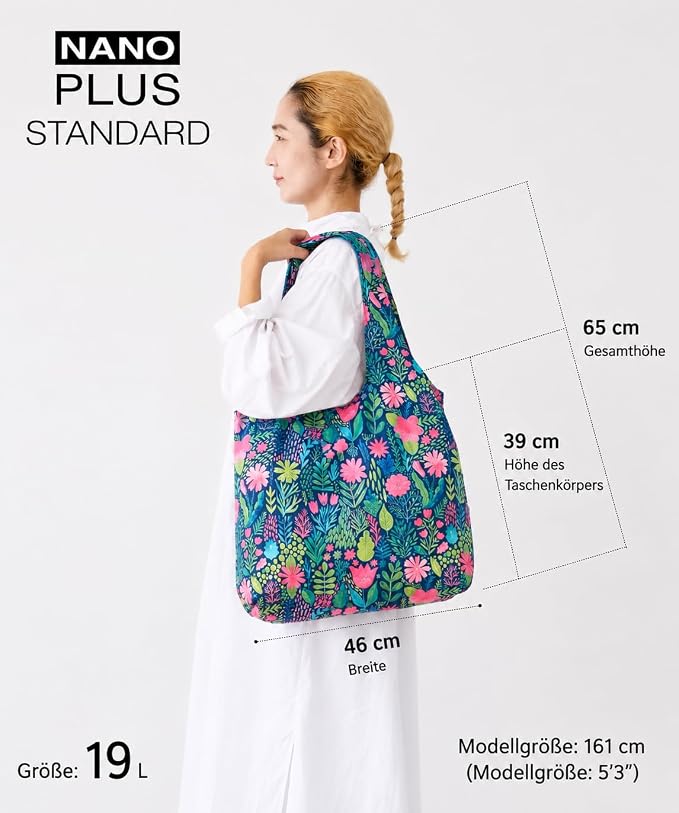 Compact Reusable Grocery Tote Bag – Lightweight, Foldable & Packable Shopping Bag for Travel - Image 2
