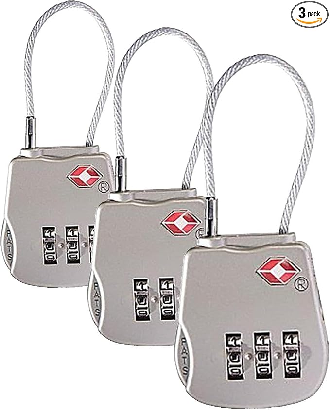 Pelican 1500-518-000 1506 TSA Lock, Gray (Pack of 3) by Unknown