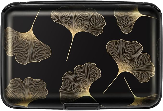 Coco Rossi Credit Card Holder RFID Aluminum Small Mini Wallet Women | Metal Wallet, Business Cards Holder, ID Case, Slim Sleeves, Womens Girls Gift, Carry Proof Wallets for Travel, Ginkgo - Image 8