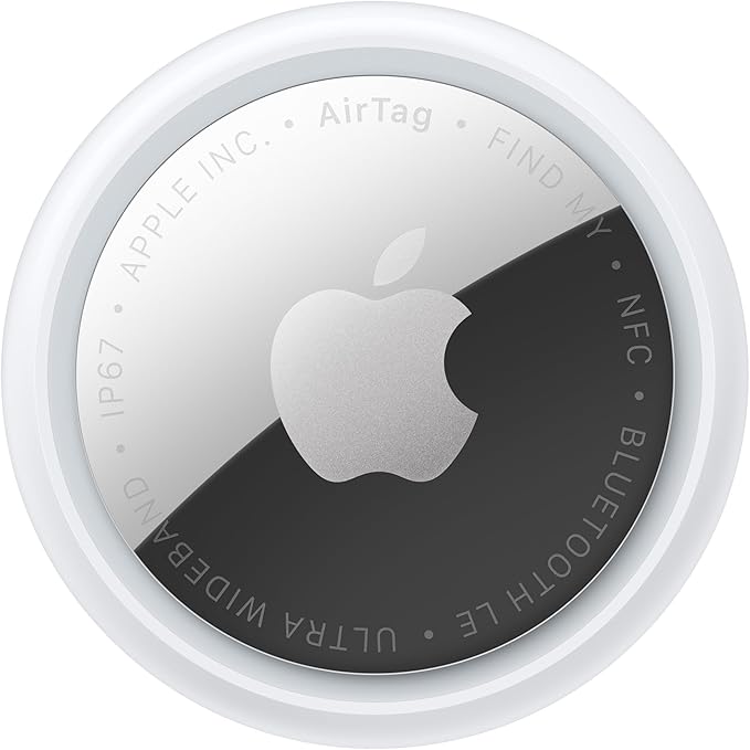 Apple AirTag (2nd Generation): Tracker for Keychain, Wallet, and More; Locator with Sound; Simple One-Tap Setup with iPhone or iPad; Key Finder with up to 1.5X Precision Finding Range by Apple
