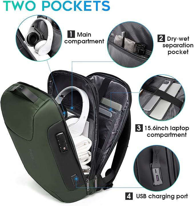 BANGE Tech Laptop Backpack for Men and Women - Image 4