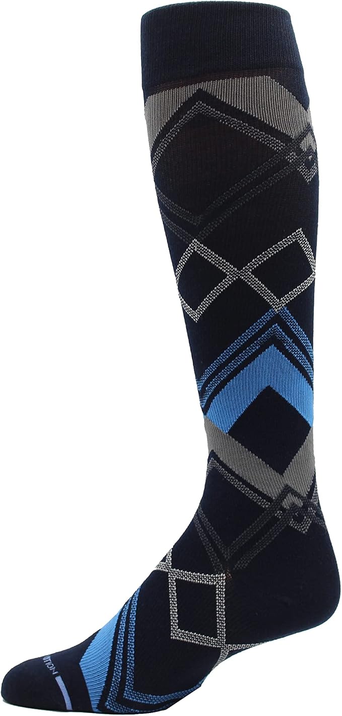 Dr. Motion 4 Pairs Men's Athletic Traveler Graduated Compression Knee High Socks - Image 2