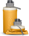 HydraPak Flux - Collapsible Backpacking Water Bottle (750ml, 1L, 1.5L) - BPA Free, Ultra Light, Spill-Proof Twist Cap by Hydrapak