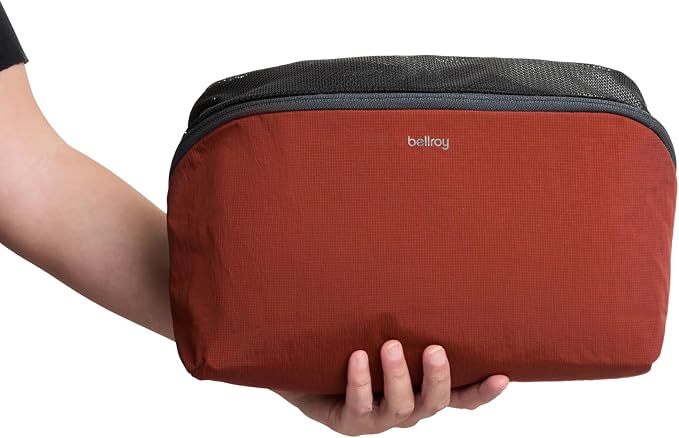 Bellroy Packing Cube 6L, Travel Organizer Pouch - Clay | 6L organizer packing cube with an internal zip pocket and a durable, lightweight design - Image 5