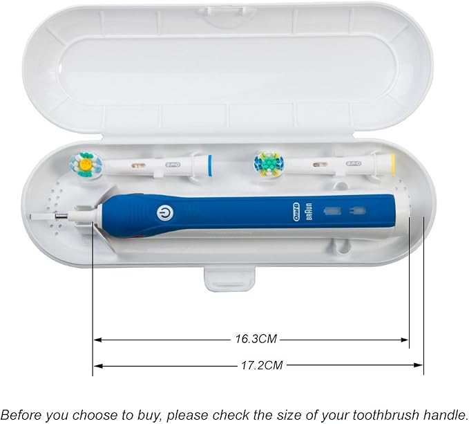 Nincha Portable Replacement Plastic Electric Toothbrush Travel Case for Oral-B Pro Series - Image 5