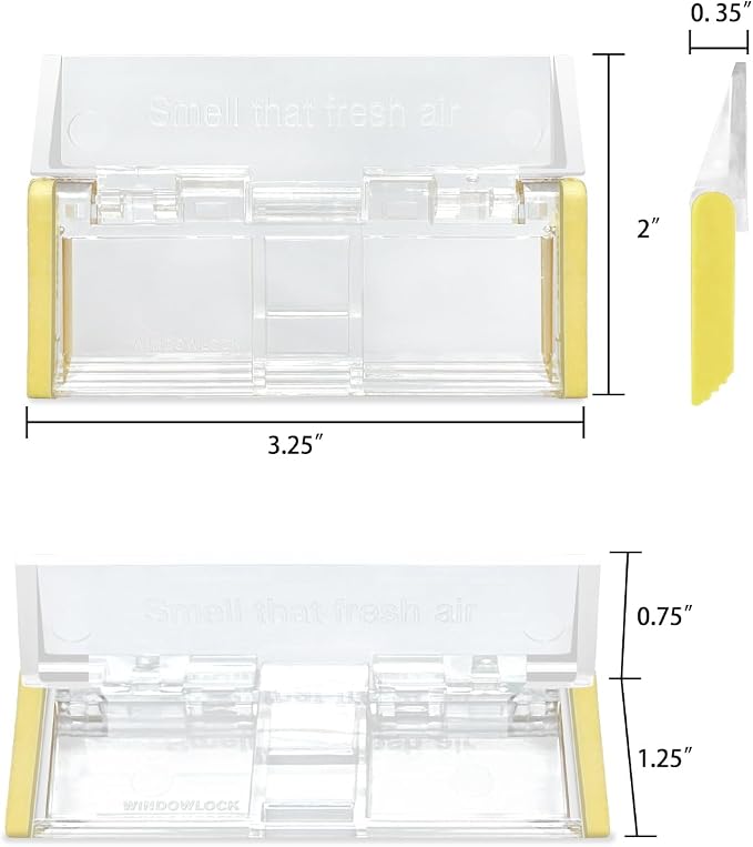 Upgrade Sliding Glass Door Lock 2 Pack - Child Proof & Security Lock, No Drill Easy Install Adhesive Patio Door Lock, Window Stopper for Sliding Windows, Closet Doors, Baby Safety Sliding Door Locks - Image 6
