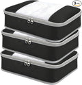 Packing Cubes for 26" Suitcase Travel Luggage Organizers - Travel Organizer Bags Luggage Clothes Accessories Storage Carry on Suitcase Packing Pouches Bag For Men Women Kids 1/4X3PACK by POPPAP