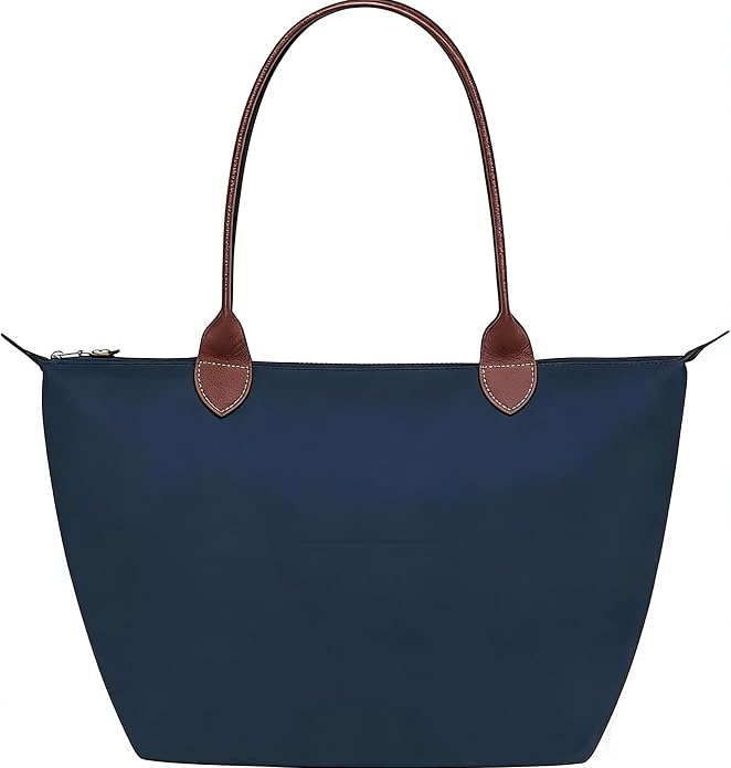 Large Tote Bag for Women Work, Lightweight Nylon Laptop Tote Handbag Purse Carryall with Compartments, Waterproof Travel bag | foldable tote bag by Numcig