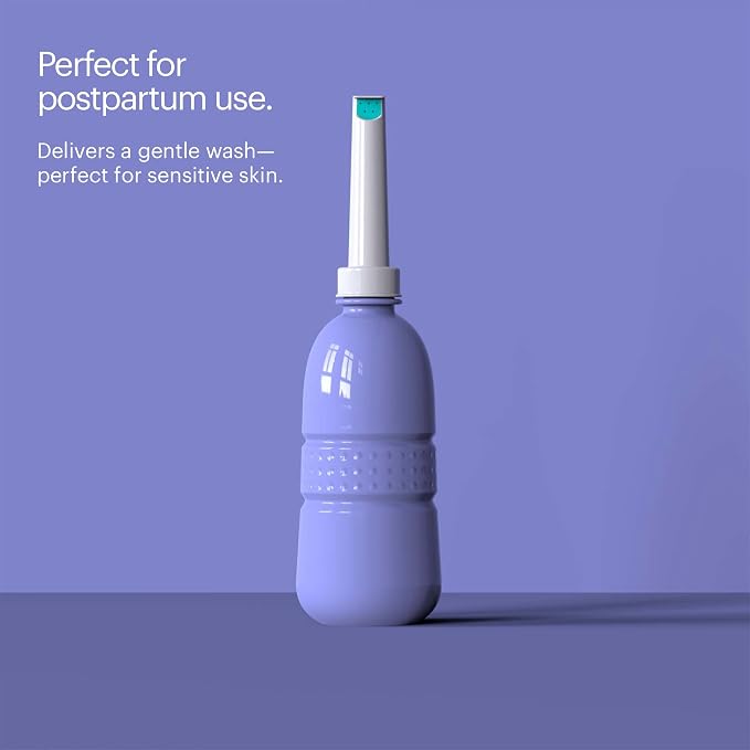 Brondell GoSpa Travel Bidet GS-70 – Portable Peri Bottle for Postpartum & Perineal Care, 400ml Handheld Bidet with Angled Nozzle, Collapsible Design, Nozzle Storage & Travel Bag, Amaranthine - Image 6