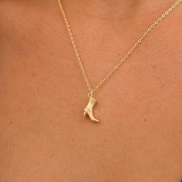 Gold Necklace for Women, Dainty Charm Pendant Necklace Jewelry Gift | 14K Gold Plated, Cute, Delicate, Adults, Non Tarnish, Hypoallergenic, Accessories - Image 2