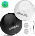 OUNAIDE Air-Tags-2 Pack, Smart Air Tracker Tag, Bluetooth Tracker for Apple Find My (iOS Only), Waterproof Key Finder Tracking Device for Kids Keys Luggage Bags Wallets Pets and More - Black&White by OUNAIDECarAccessories