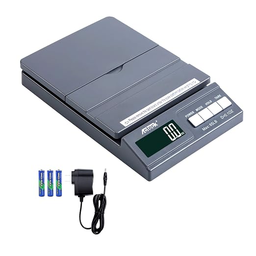 Acteck High Accuracy A-CE65 Gray 0.1OZ Digital Shipping Scale, Postal Scale and Mail Scale by ACTECK