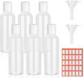 6 Pack Travel Bottles for Toiletries, 3.4 oz Travel Bottles TSA Approved Leakproof Plastic Empty Bottles, Toiletry Containers with Labels for Shampoo Conditioner Lotion Travel Essentials Accessories by CHGANG