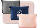 Travel Blanket, Soft 2-in-1 Airplane Blanket, Light Grey, Navy Blue, Peachy Pink, Travel Essentials Car Blanket with Luggage Sleeve & Backpack Clip by PEUJEW