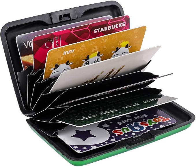 RFID Blocking Credit Card Protector Case Holder Wallet for Men Women | RFID Blocking Credit Card Protector Aluminum ID Case Hard Shell Business Card Holders Metal Wallet for Men or Women - Image 5