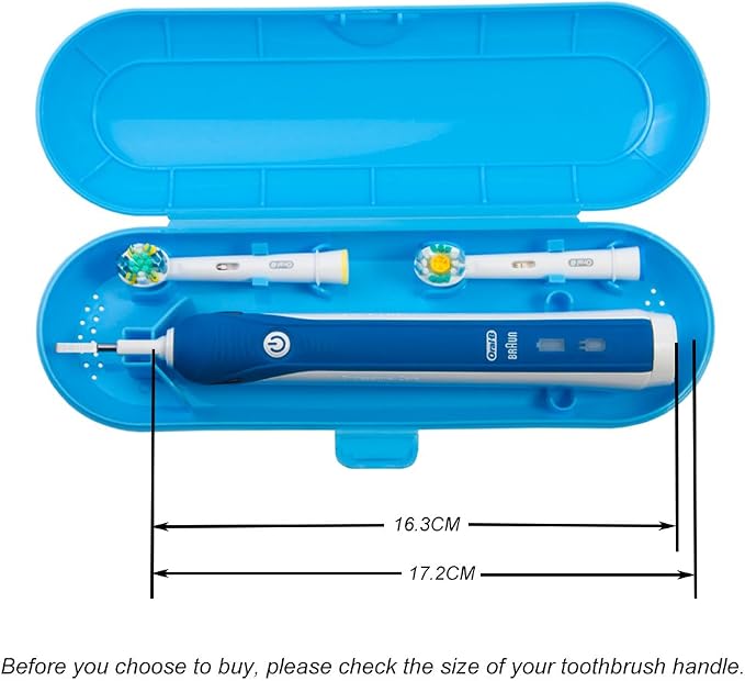 Nincha Portable Replacement Plastic Electric Toothbrush Travel Case for Oral-B Pro Series - Image 4