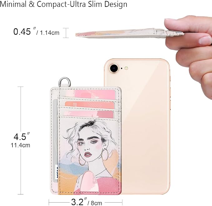 FurArt Slim Minimalist Wallet RFID Credit Card Holder for Men | slim minimalist compact rfid id window thin - Image 7