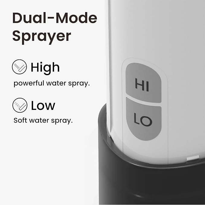VOVO Go Portable Electric Bidet for Travel - 2 Adjustable Pressure Settings, Compact Handheld Bidet, Ideal for Personal Hygiene & Postpartum Care, Lightweight & Leak-Proof, Made in Korea - Black - Image 5