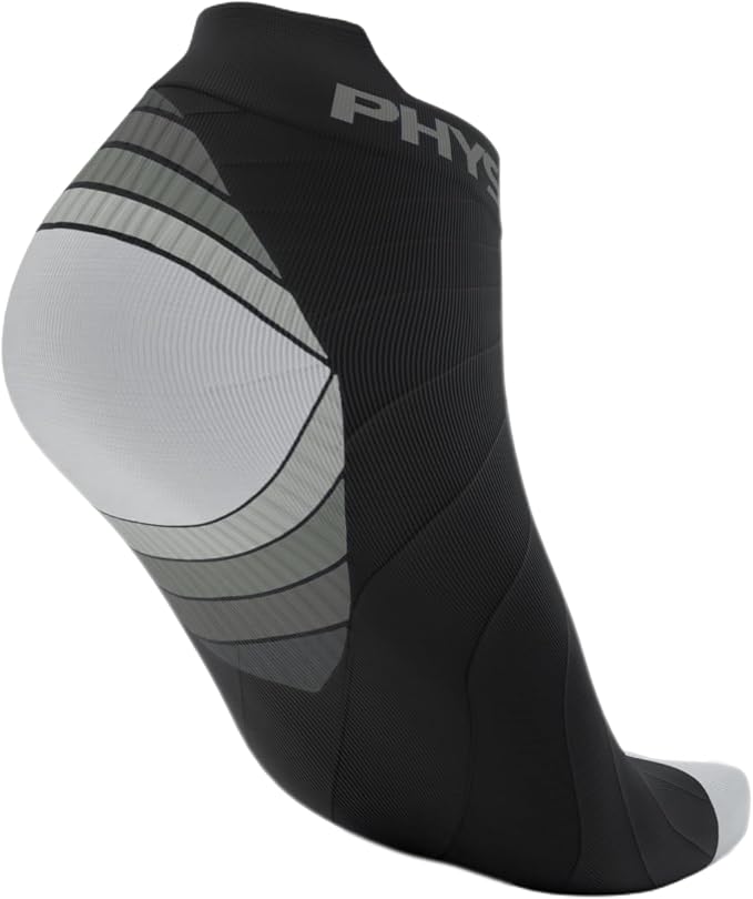 Physix Gear Short Compression Socks for Men & Women - Best Low Compression Socks Women & Men Ankle Socks with Arch Support by PhysixGearSport