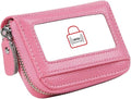 Women's RFID Blocking 12 Slots Credit Card Holder Leather Accordion Wallet by Cynure