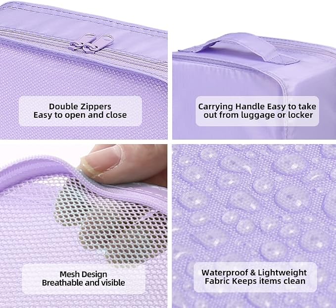 JJ POWER Travel Packing Cubes, Luggage Organizers with Shoe Bag - Image 3