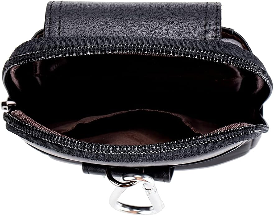 Leather Waist Pack Phone Belt Bag for Men Loop Holster Wallet Cellphone Case Pouch Pack Clip Money Purse - Image 6