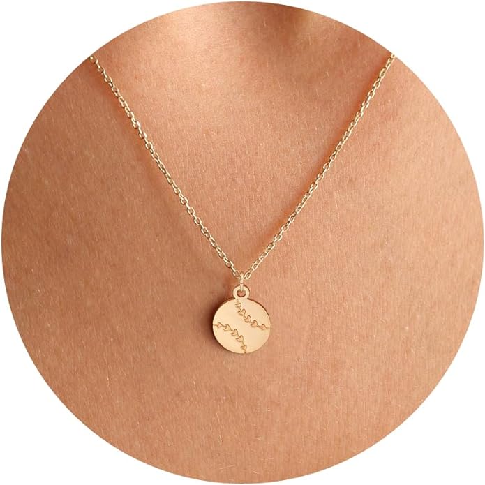 Gold Necklace for Women, Dainty Charm Pendant Necklace Jewelry Gift | 14K Gold Plated, Cute, Delicate, Adults, Non Tarnish, Hypoallergenic, Accessories by GUOKEJEWELRY