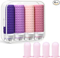 Travel Bottles for Toiletries, TSA Approved Travel Size Containers with Silicone Bottle Covers, Leak Proof Silicone Shampoo Bottles, Small Toiletry Containers for Shampoo Conditioner Lotion by FIRSTFOOBY