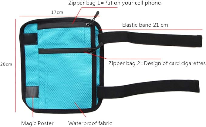 Travel Leg Money Belt Safe Card Money ID Passport Wallet Hide Bag Security for M - Image 3